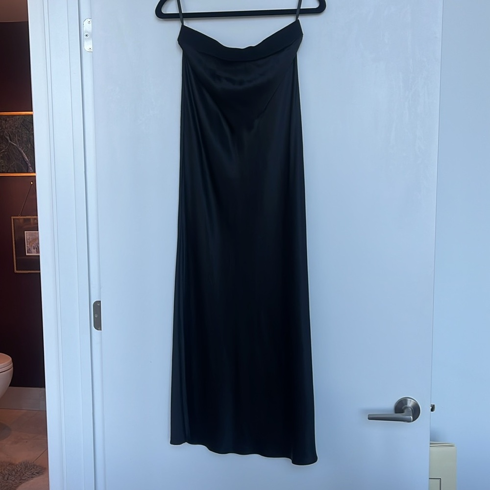 Quince Silk Maxi Slip Skirt - Picture 7 of 8